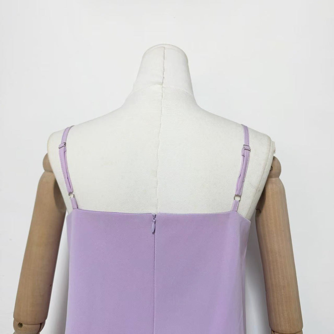 KRISTIN EMBROIDERED PURPLE MAXI DRESS