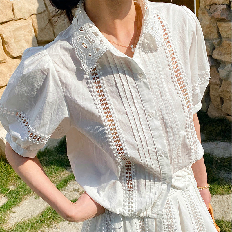 CLASSIC STRIPED SHORT SLEEVE TOP FOR CASUAL DAYS
