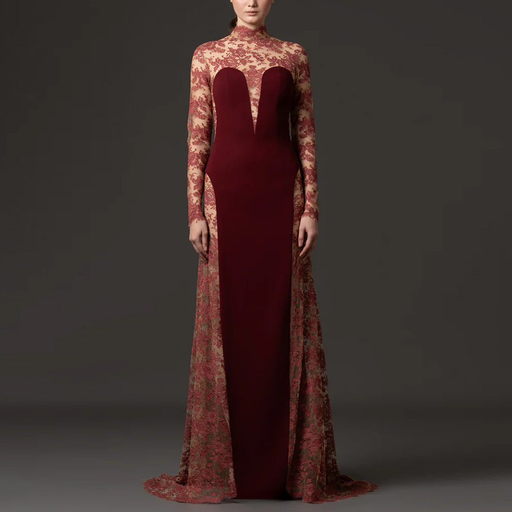 O1CN01ZgWqEw1K1gONbcwcg__2209082001104-0-cib TRISTA MESH EMBROIDERY RED MAXI DRESS FOR EVENTS