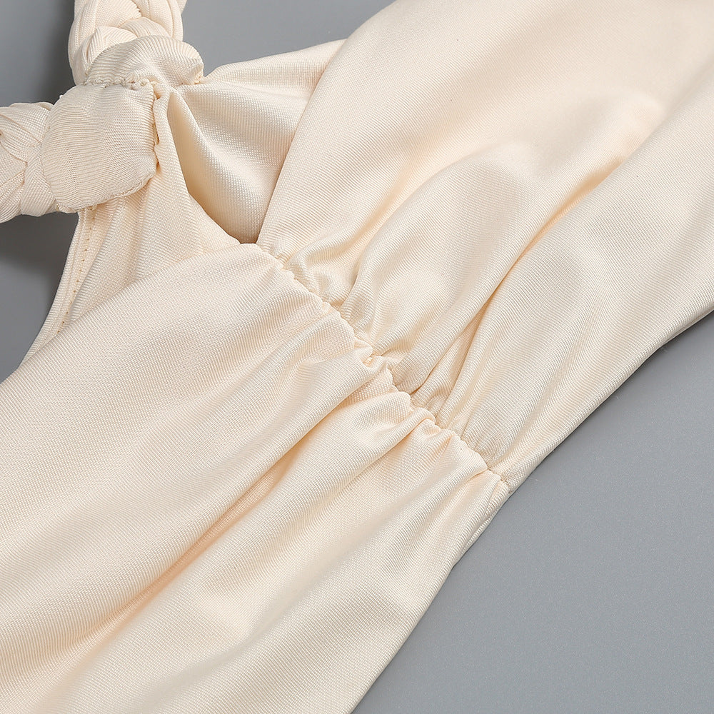 CRYSTAL FISHTAIL SKIRT SET, APRICOT, EVENING