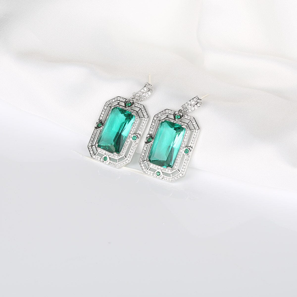 ZIRCON GEOMETRIC STUD EARRINGS FOR WOMEN