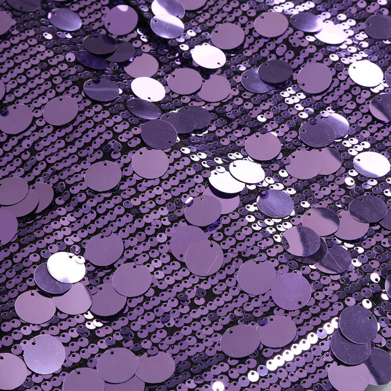 VIRGINIA PURPLE SEQUIN MINI DRESS FOR PARTY
