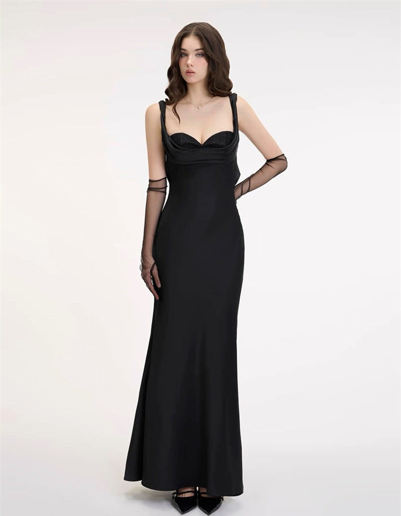 GWENDOLYN CORSET MERMAID MAXI DRESS WHITE