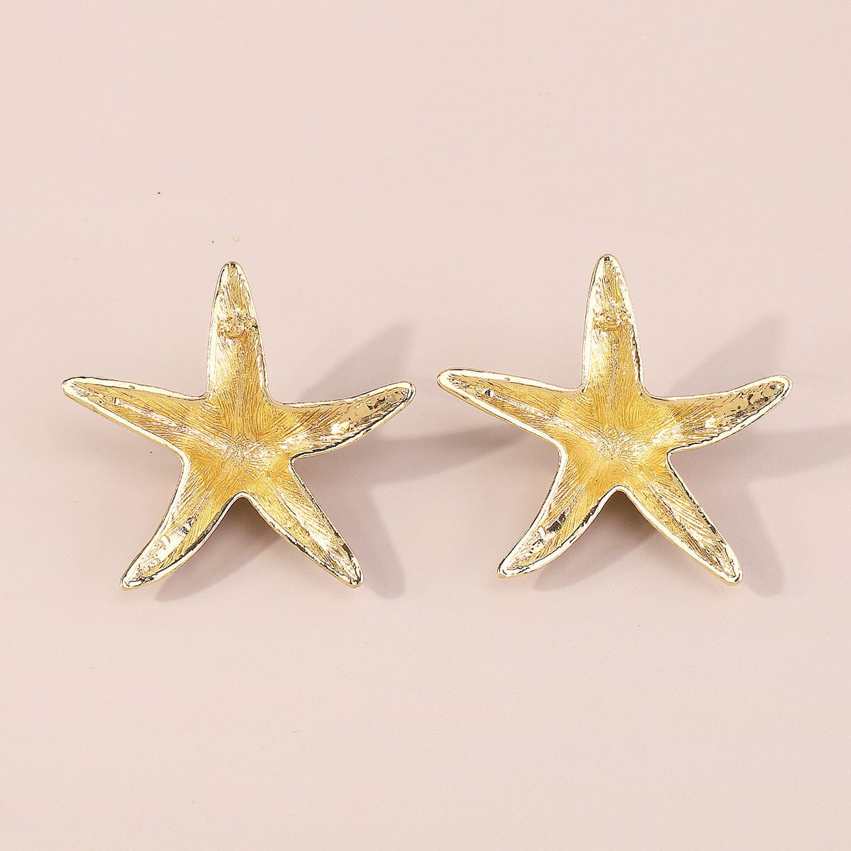BEIGE STARFISH EARRINGS - CASUAL BEACH JEWELRY