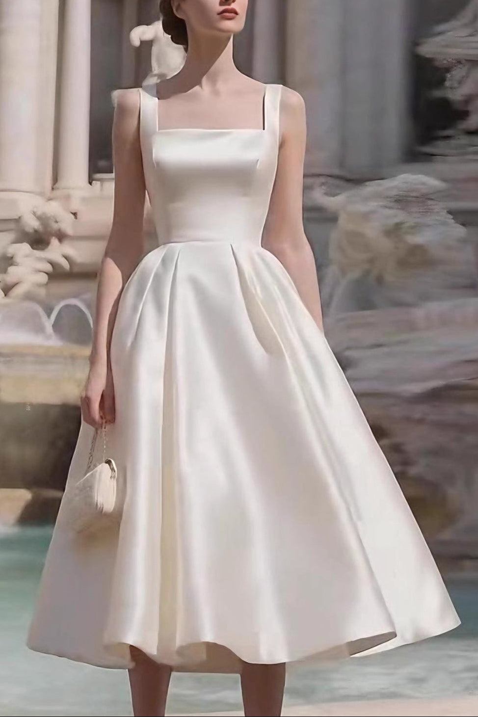 O1CN01gdL1Si1KjBzeb8Zb6__2221117111199-0-cib OFF-WHITE MINIMALIST SPAGHETTI STRAP MIDI DRESS