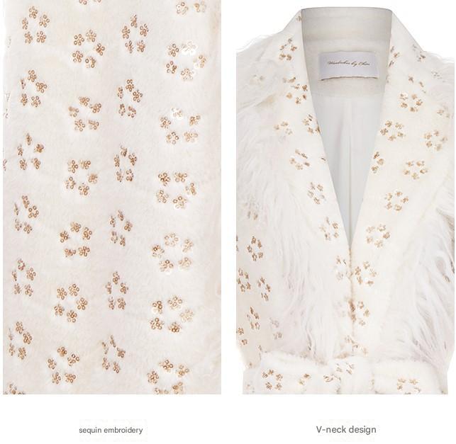 RETRO SQUARE COLLAR FLORAL TIE COAT, VINTAGE STYLE