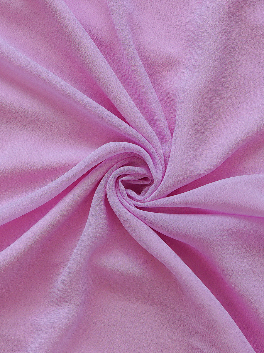PINK ONE-SHOULDER PLEATED COCKTAIL DRESS