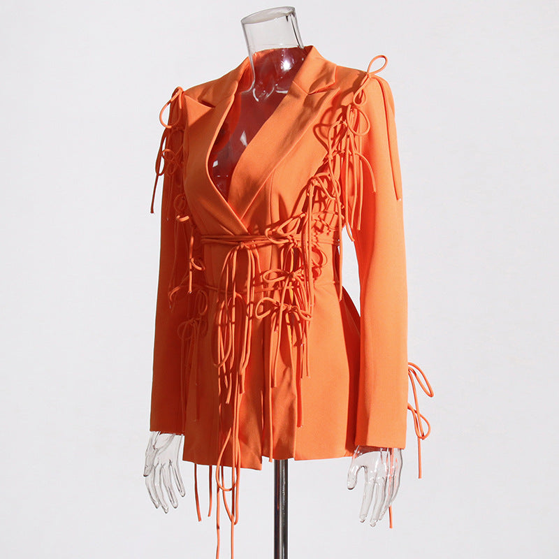 BOWKNOT BLAZER | TAILORED SILHOUETTE, WEDDING GUEST