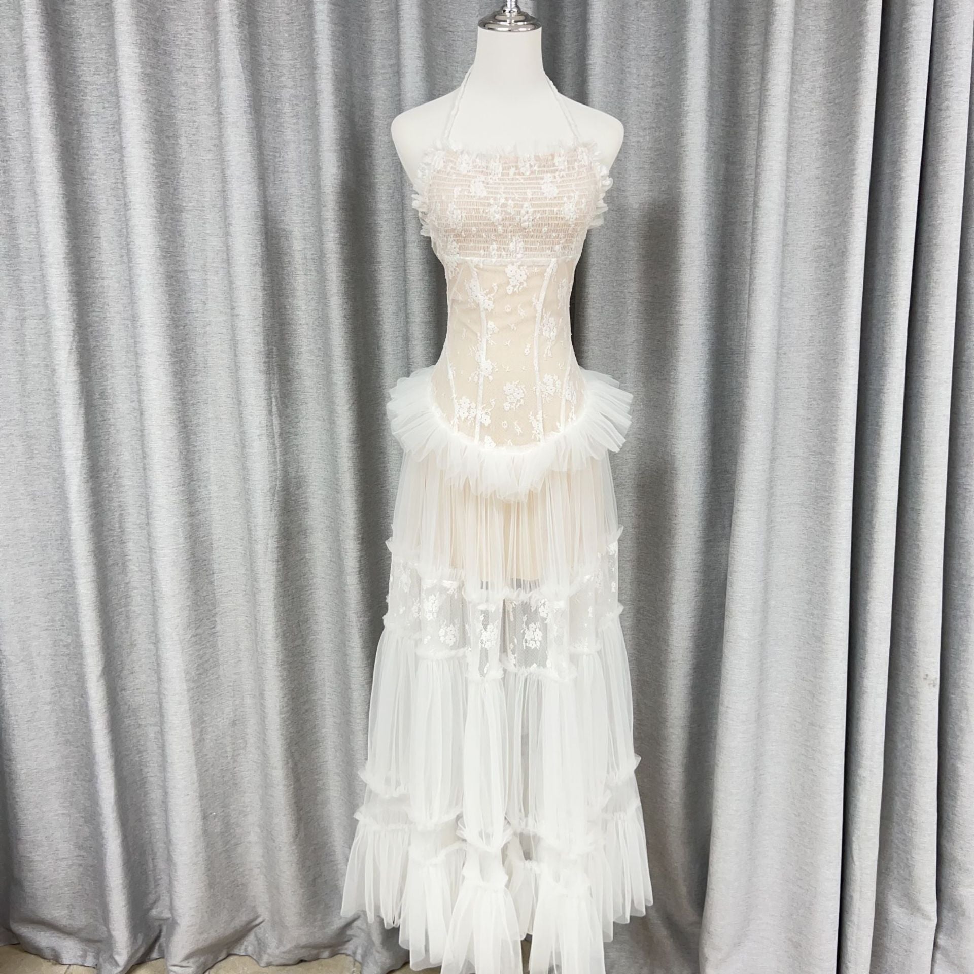 HERMOSA LACE MAXI DRESS FOR WEDDING GUEST