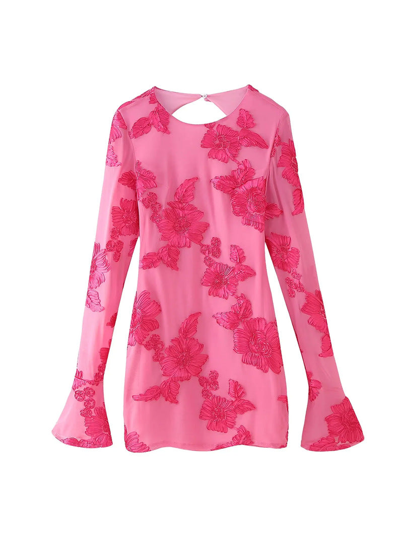 O1CN01l9gF7N1qROD09QxK8__1999835492-0-cib FLORAL EMBROIDERED OPEN BACK MINI DRESS FOR PARTY