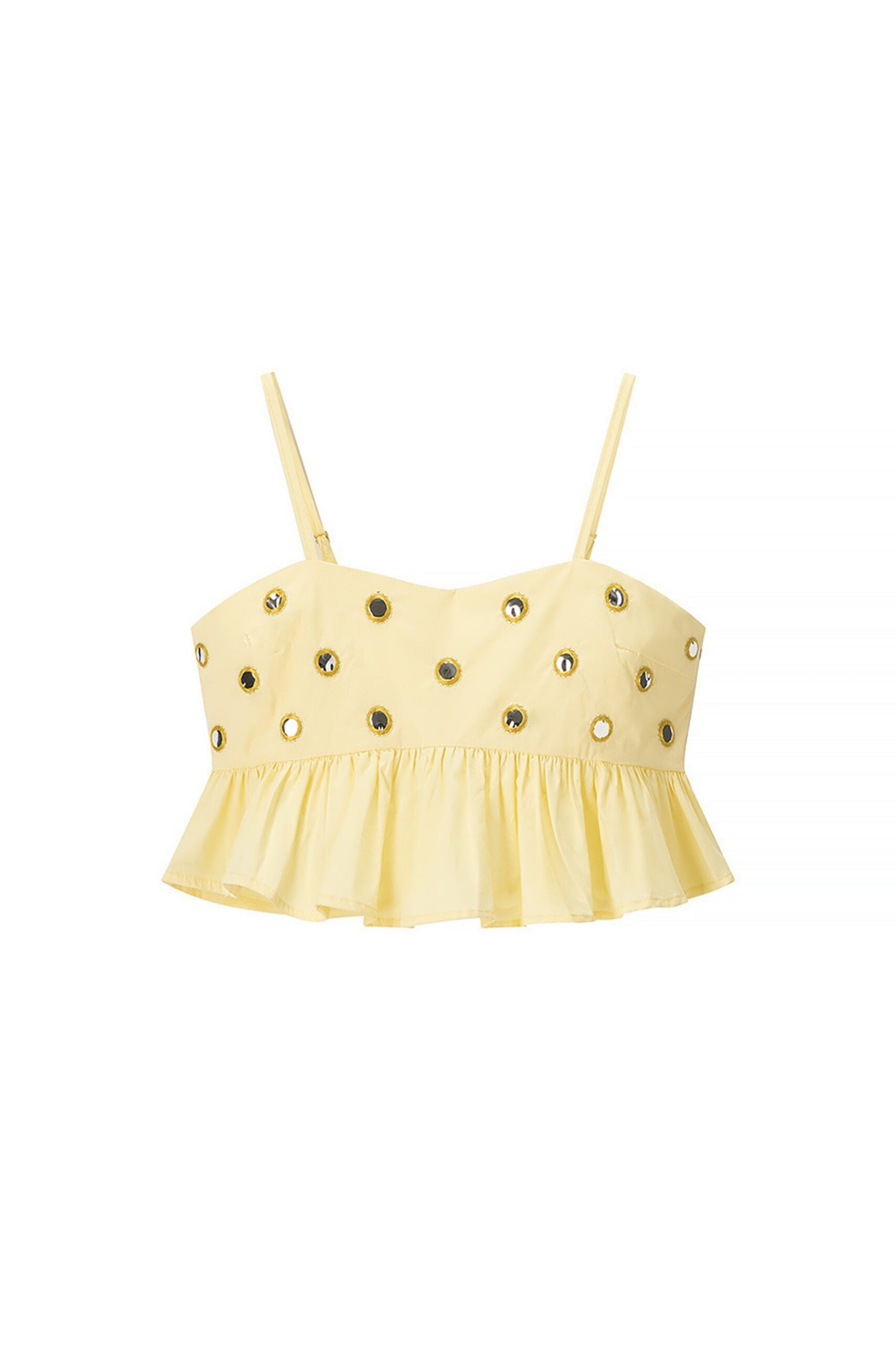 URSULA MIRROR CROP TOP & BUBBLE SKIRT SET