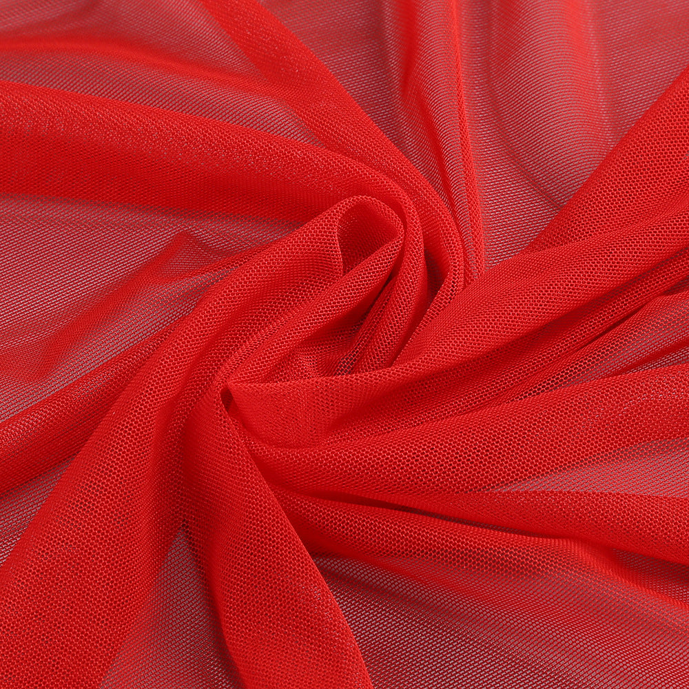 ASAT STRAPLESS WRAP MINI DRESS - RED, PARTY