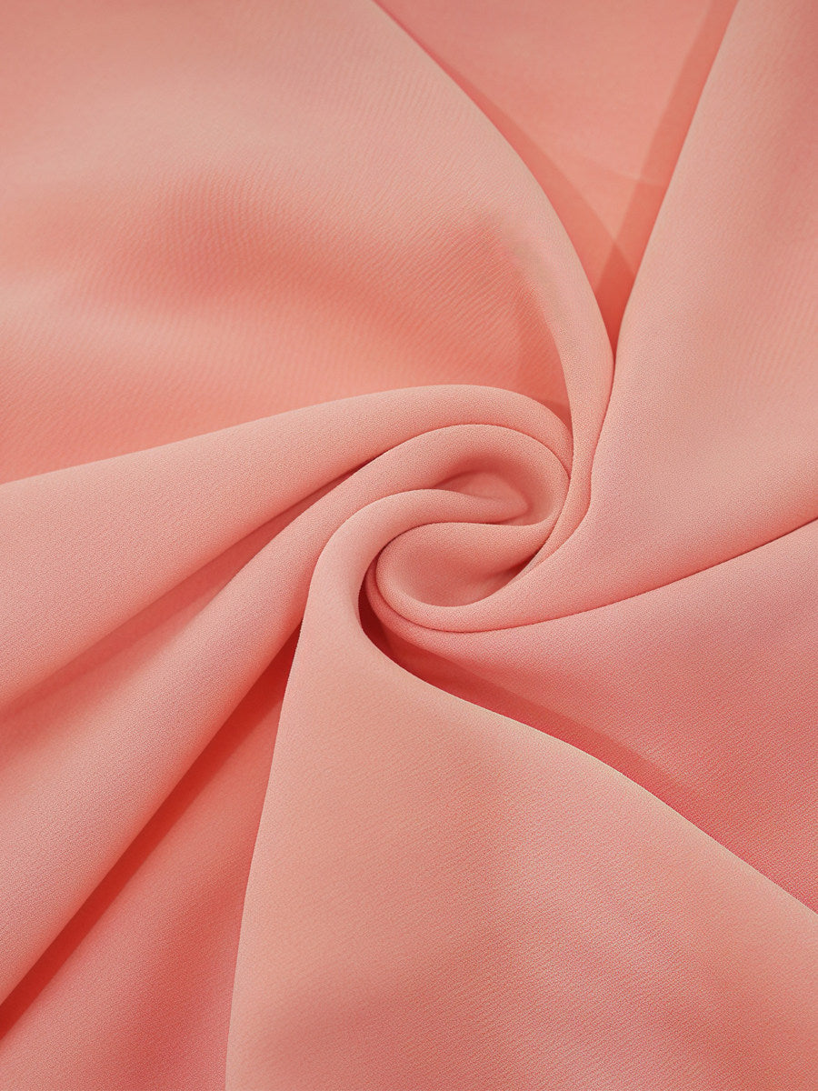 PINK HALTER MIDI DRESS FOR PARTY