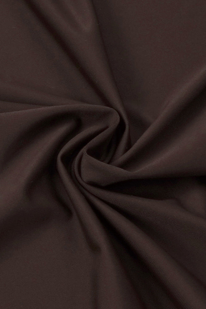 BROWN PLEATED STRAPY DRAPED SLIT MAXI DRESS