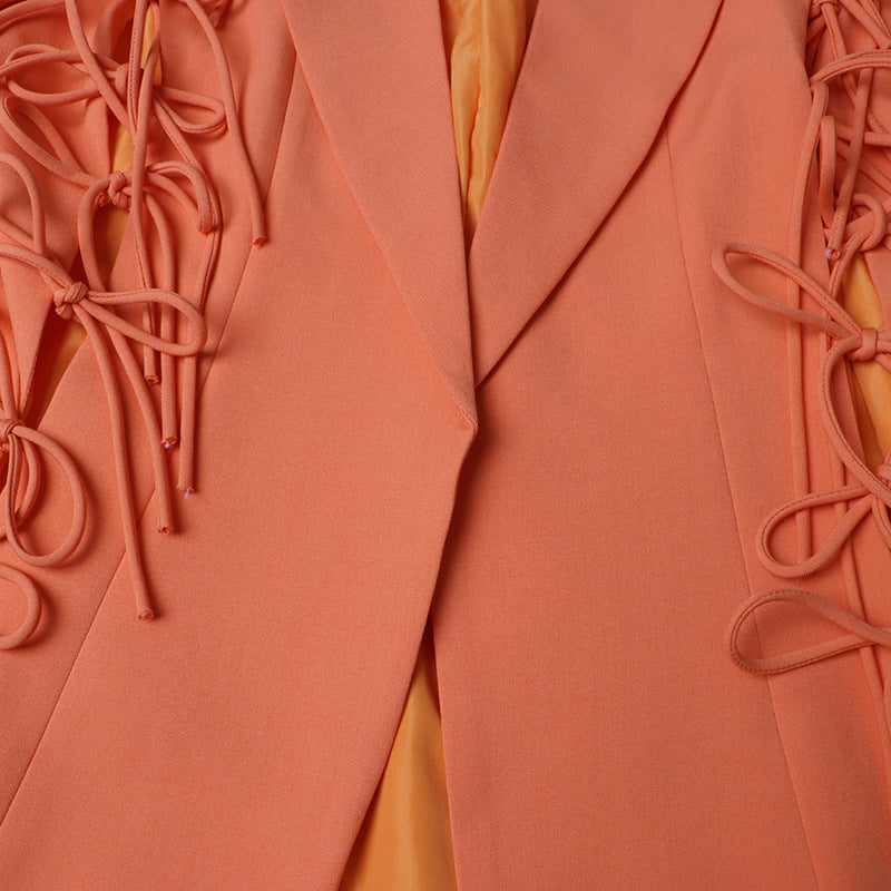 BOWKNOT BLAZER | TAILORED SILHOUETTE, WEDDING GUEST