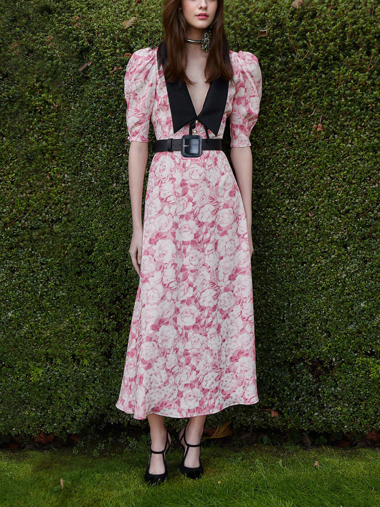 O1CN01n4Jaa51SvZYxNlUqa__277952309 PINK FLORAL MIDI DRESS FOR WEDDING