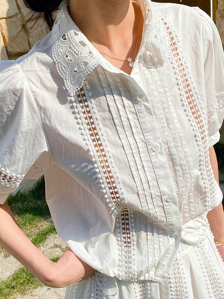 CLASSIC STRIPED SHORT SLEEVE TOP FOR CASUAL DAYS