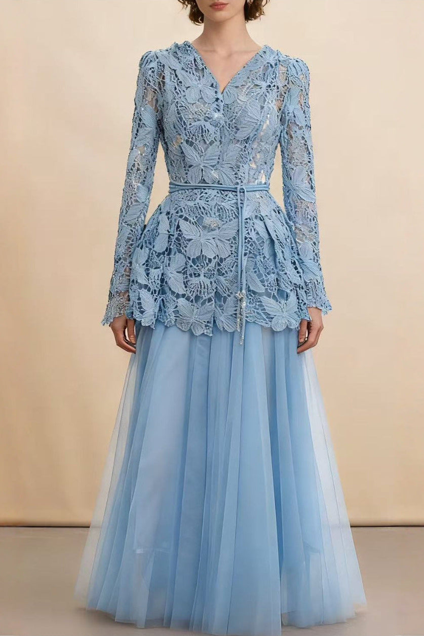 IRREGULAR RUFFLED SHIRT DRESS FOR WEDDING