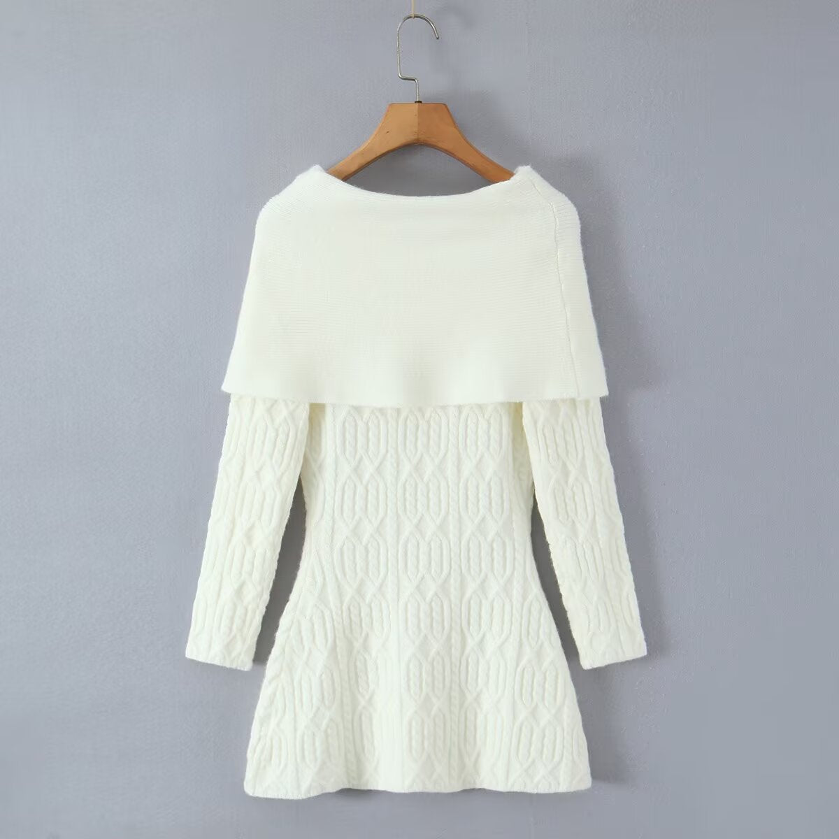 GWENDOLYN OFF-SHOULDER WHITE MINI DRESS