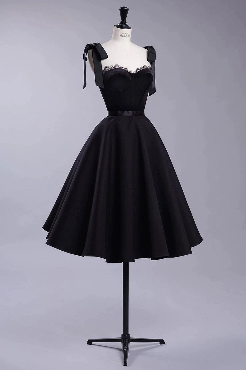 BLACK VELVET RETRO SUSPENDER UMBRELLA DRESS SET