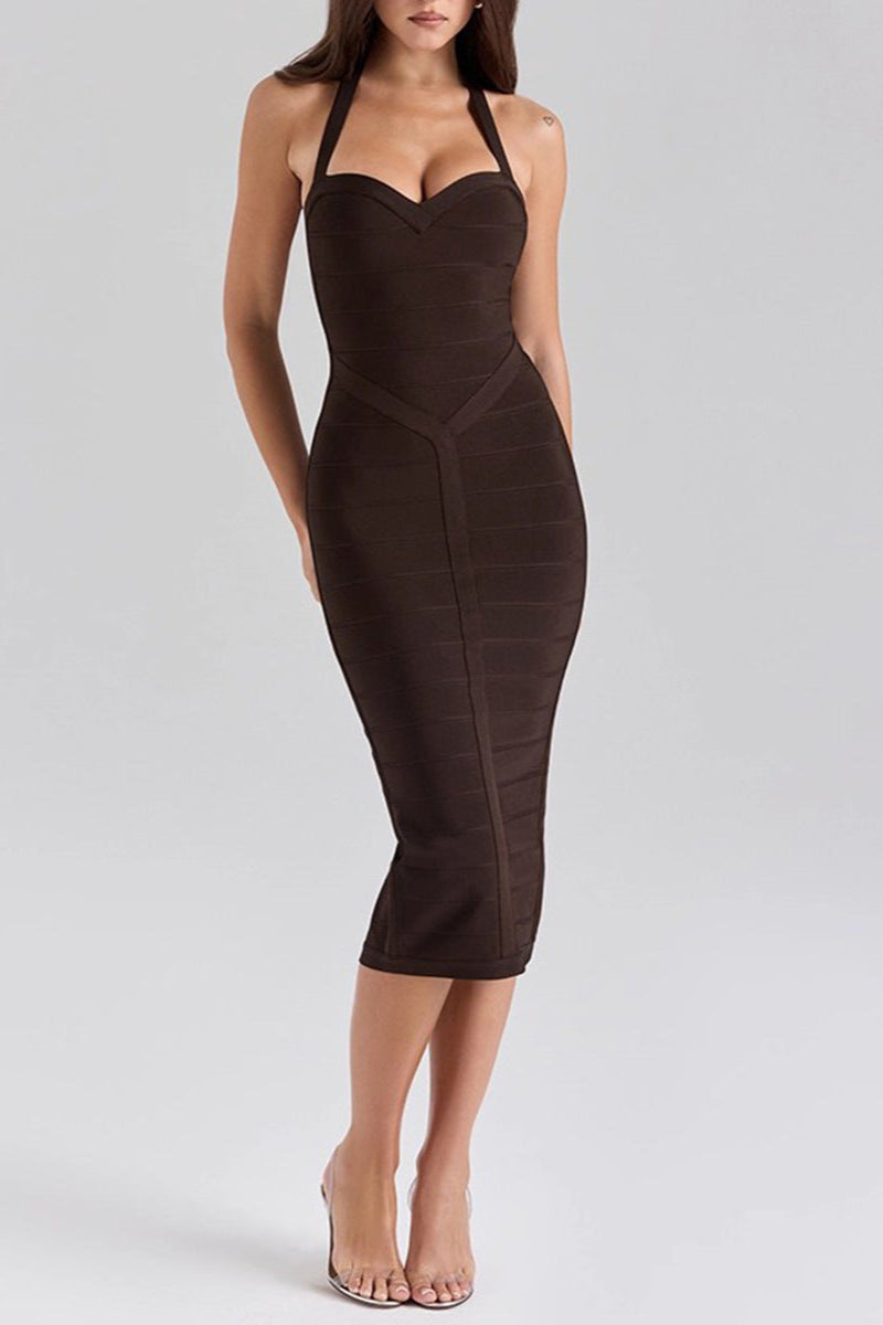 O1CN01uEPGnL1OeOGoG1z8f__2205289861730-0-cib SEXY CHOCOLATE HALTER BODYCON BANDAGE MIDI DRESS