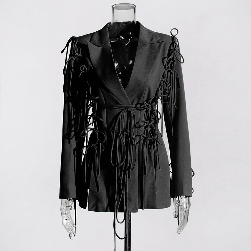 BOWKNOT BLAZER | TAILORED SILHOUETTE, WEDDING GUEST