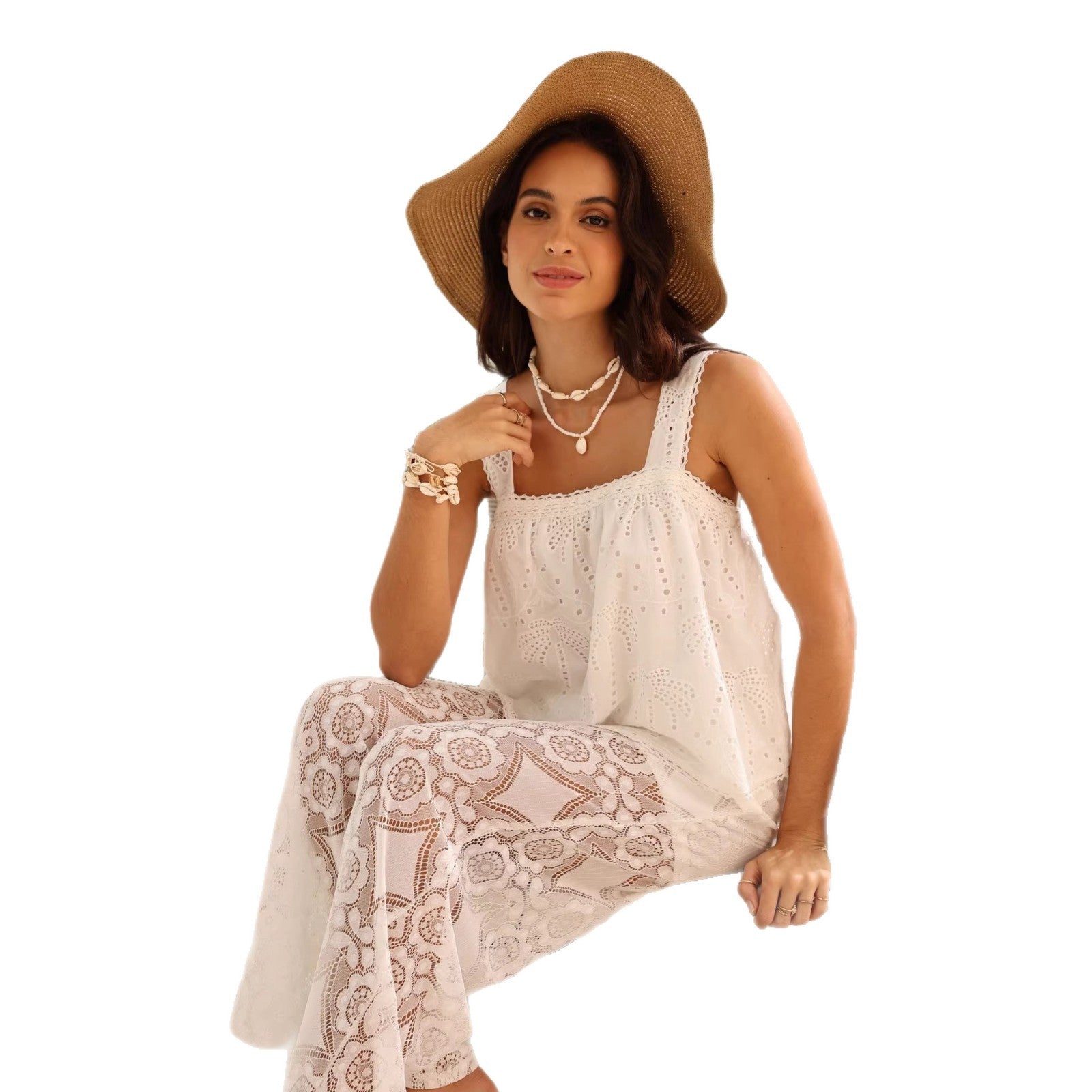 COTTON BACKLESS TOP FOR NIGHT OUTS