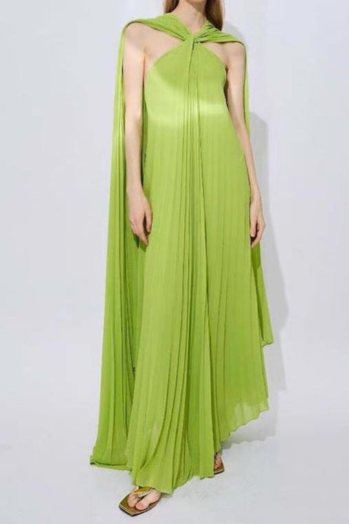 O1CN01wI8qf61rfPzcVaITL__2214671415658-0-cib ALYSSA PLEATED GREEN MAXI DRESS FOR EVENTS