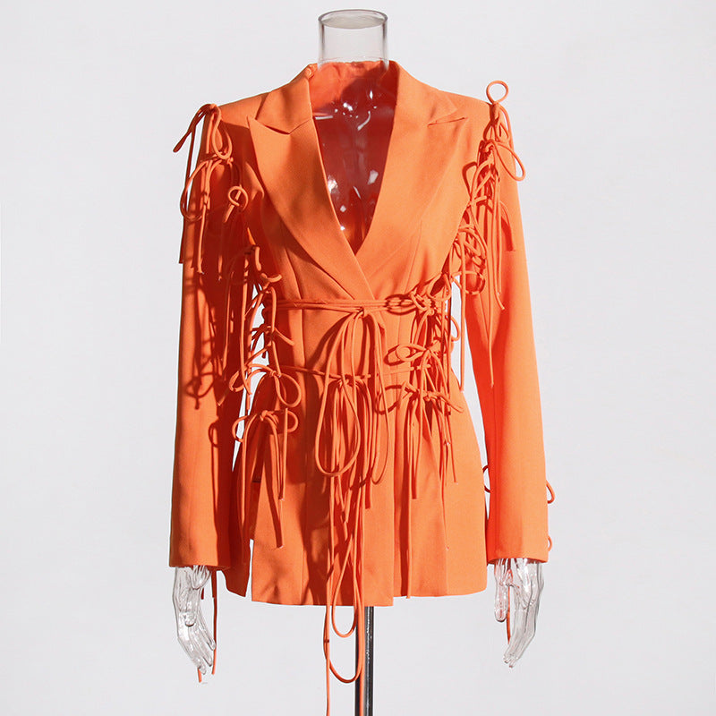 BOWKNOT BLAZER | TAILORED SILHOUETTE, WEDDING GUEST