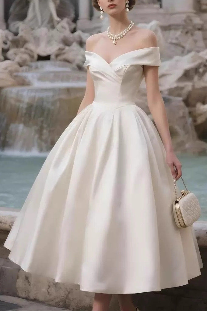 O1CN01yV24km1KjBzfI5Hvn__2221117111199-0-cib SHARON OFF-SHOULDER MIDI DRESS - OFF-WHITE MINIMALIST