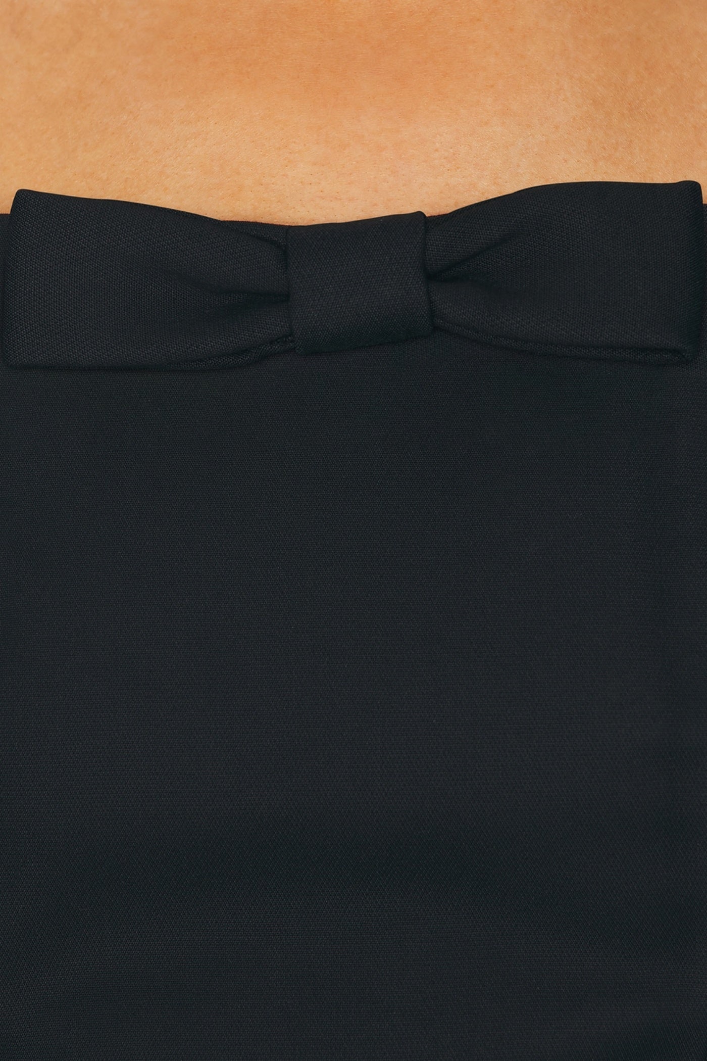 ObozhBowStraplessMaxiDress-Black_1 OBOZH BLACK STRAPLESS BOW MAXI DRESS