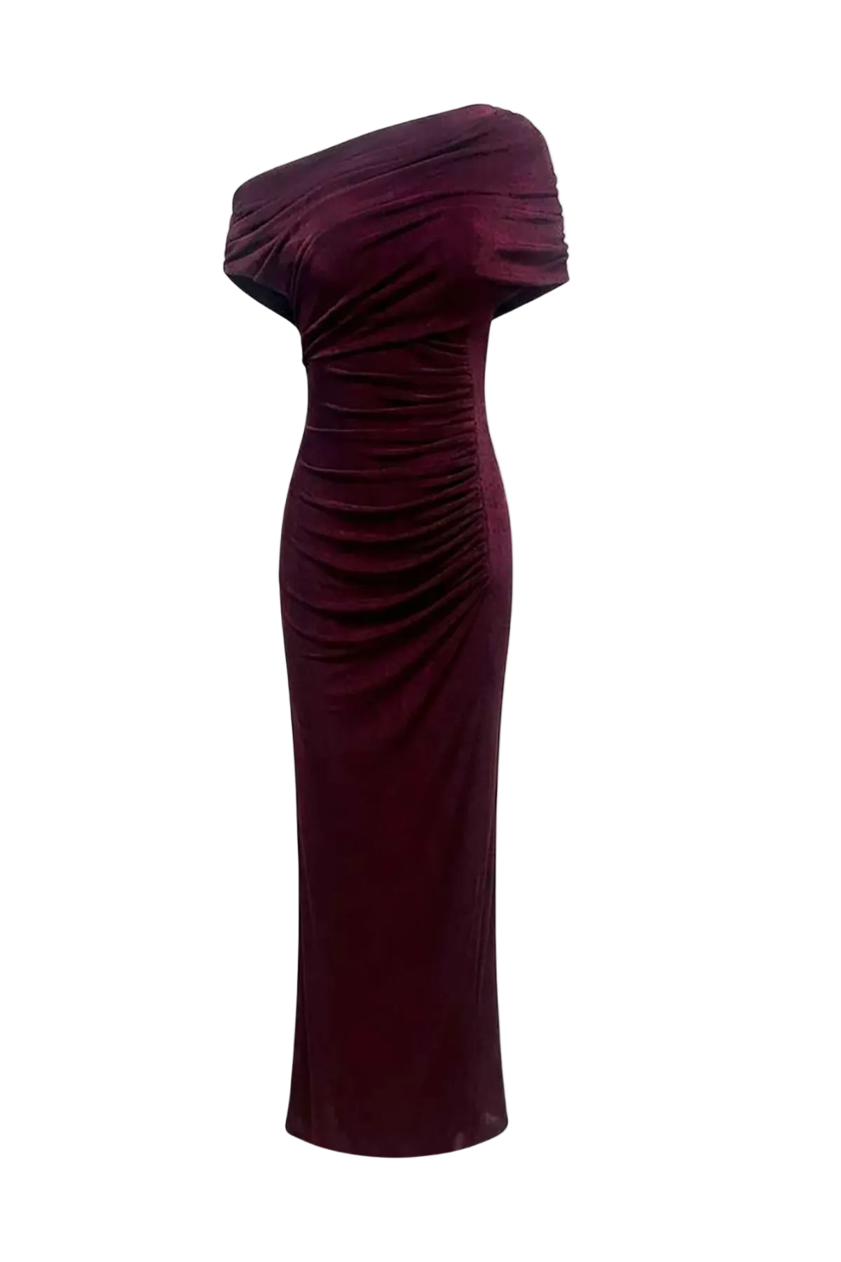 OFIRA OFF-SHOULDER RUCHED MAXI DRESS FOR EVENTS