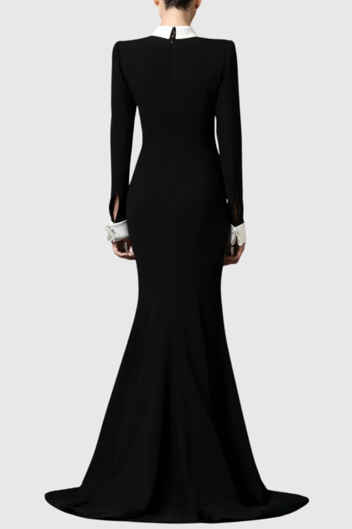 LORRAINE CRYSTAL MAXI DRESS BLACK FORMAL EVENING