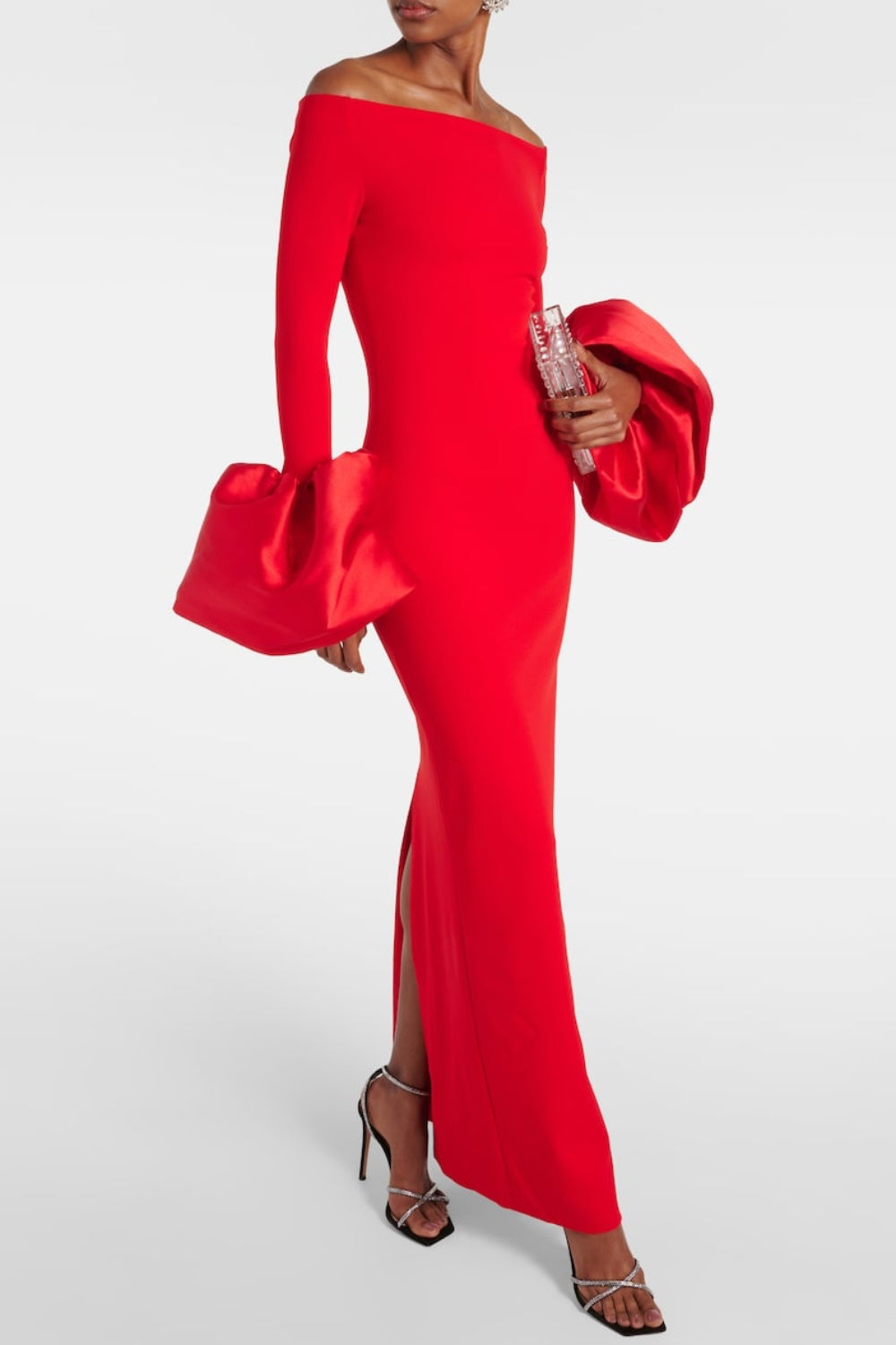 OlindanOffShoulderMaxiDress-Red4 OLINDAN OFF-SHOULDER MAXI DRESS RED