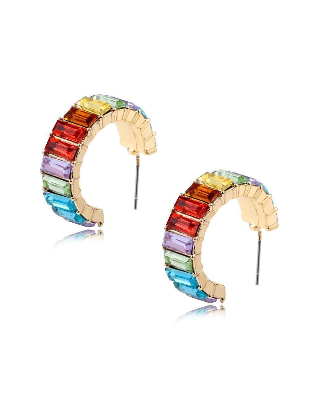 OTTILIE RING CRYSTAL CHANDELIER EARRINGS FOR WEDDING