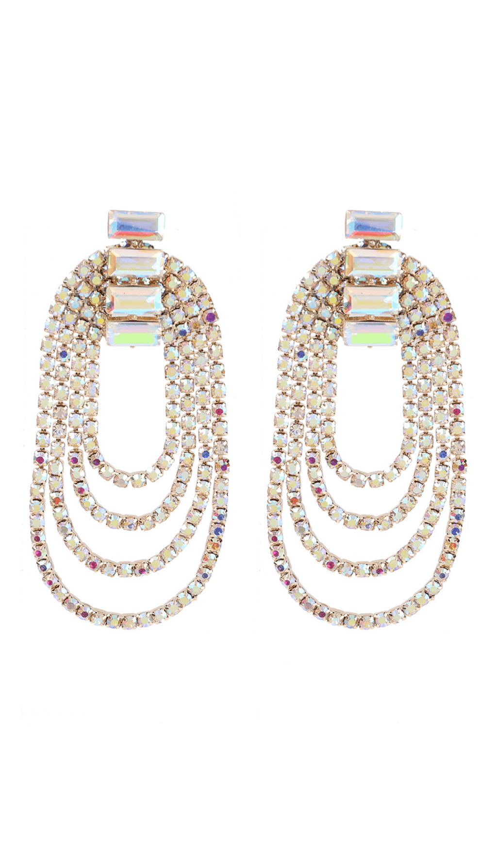 Oval-tassel-earrings OVAL TASSEL DROP EARRINGS FOR PARTY