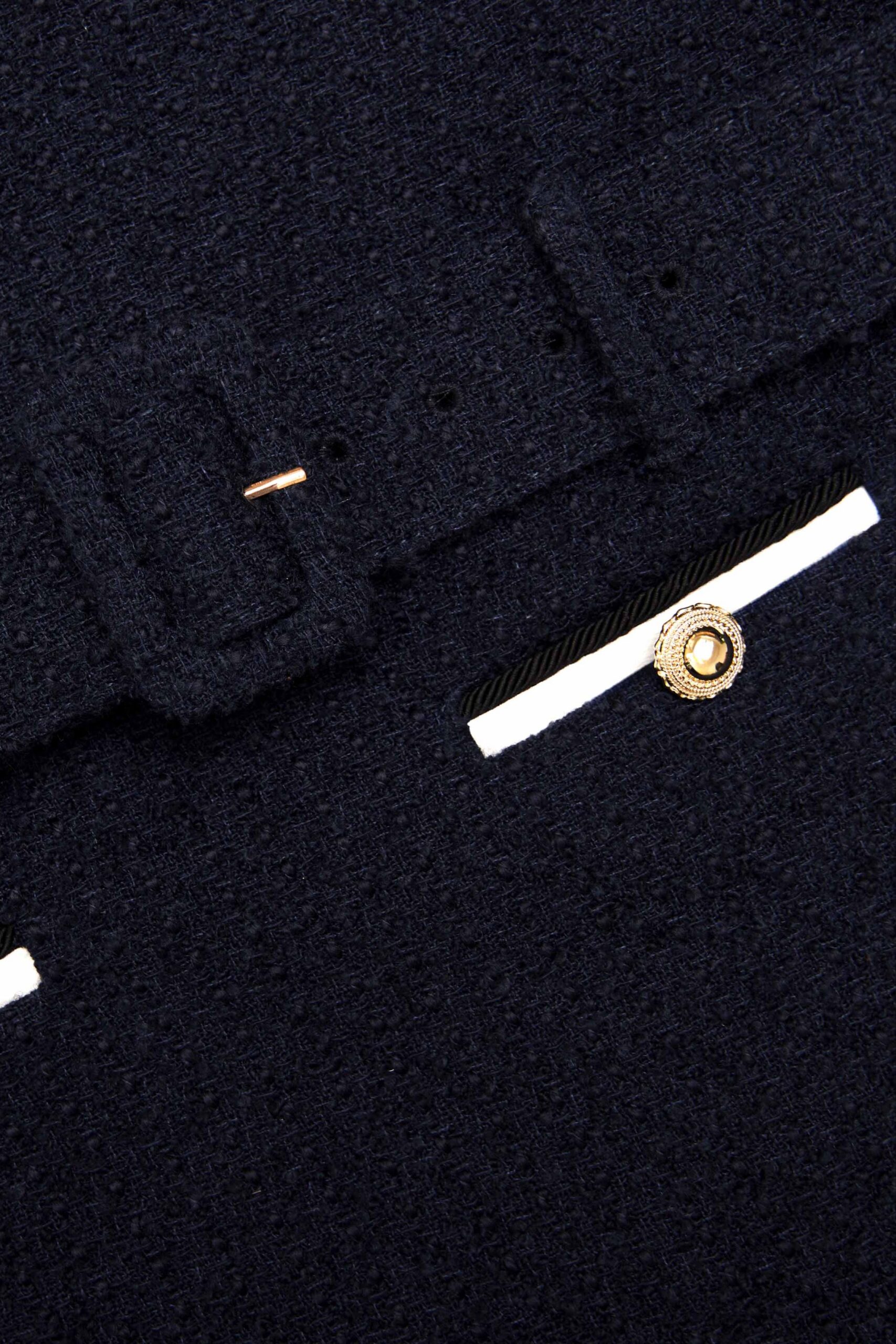 APPHIA TWEED SET BLAZER & PANTS NAVY