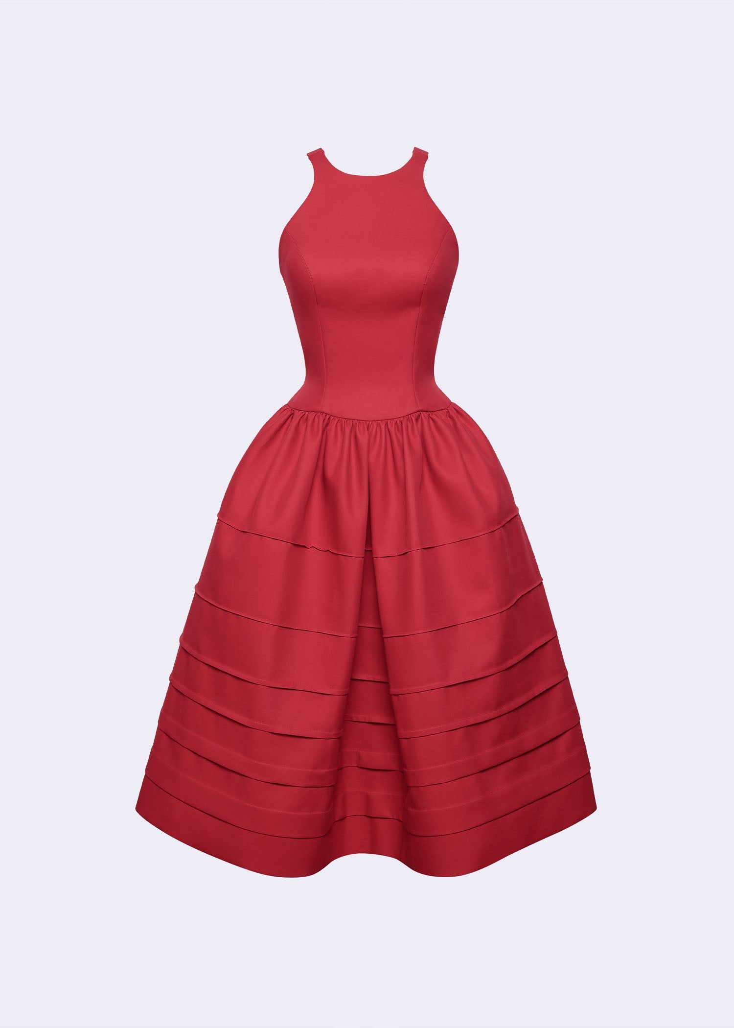 BERRY BELL MINI DRESS RED PARTY