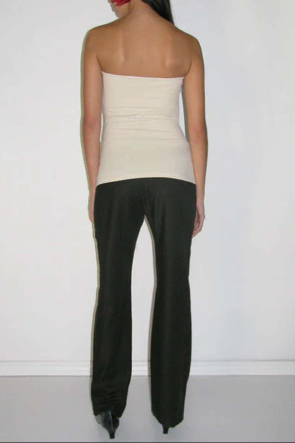 PALOMA WOOL TUBE TOP – ECRU WEDDING GUEST CORSET