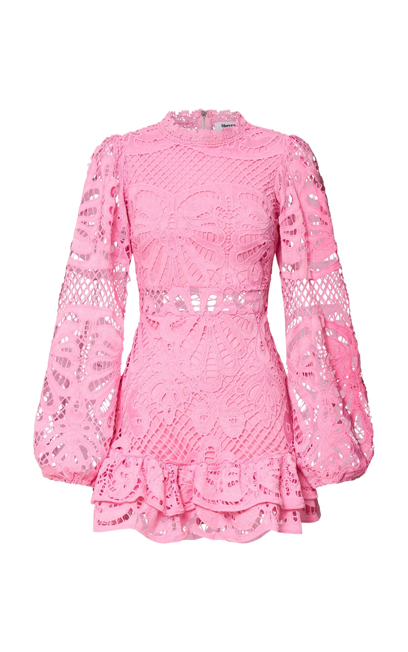 ProductZoomedImage_16_34ab4985-aab4-4ec9-8f78-ddc906da1a61 LONG PUFF SLEEVE LACE MINI COCKTAIL DRESS