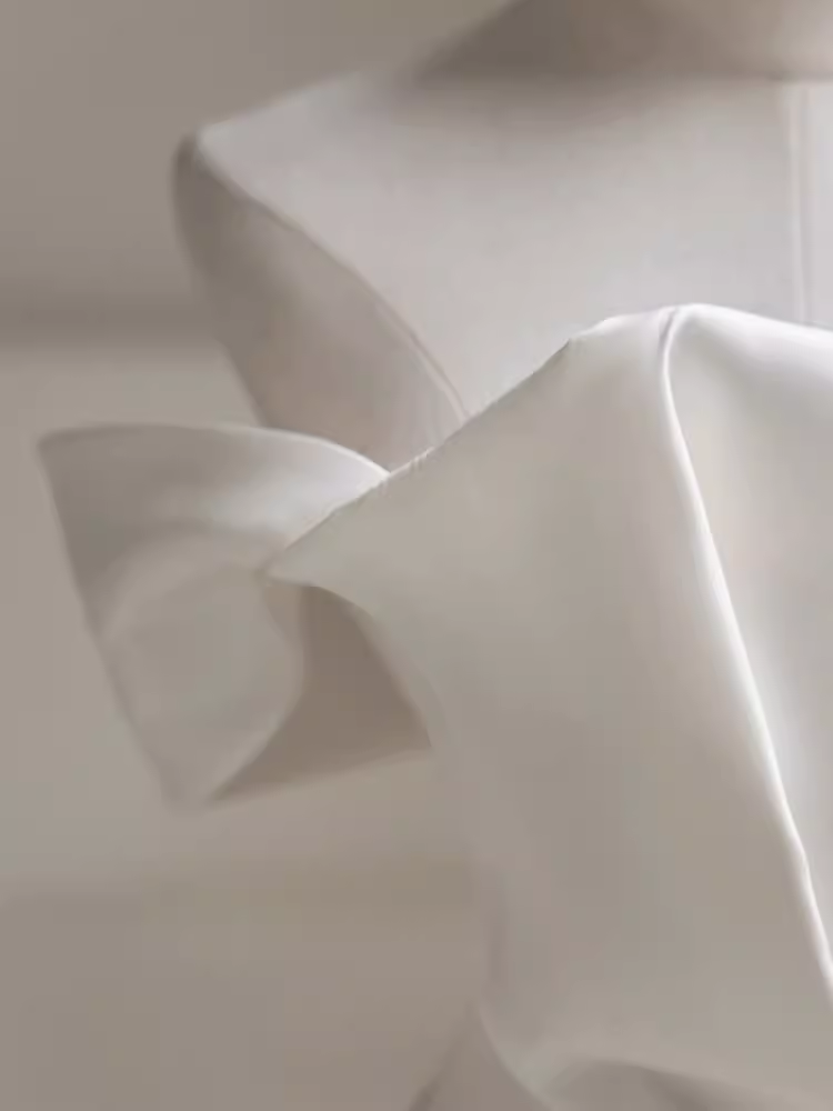 WHITE SATIN MERMAID OFF SHOULDER WEDDING DRESS