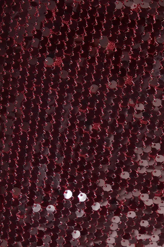 WINE SEQUIN MINI DRESS FOR PARTY NIGHT