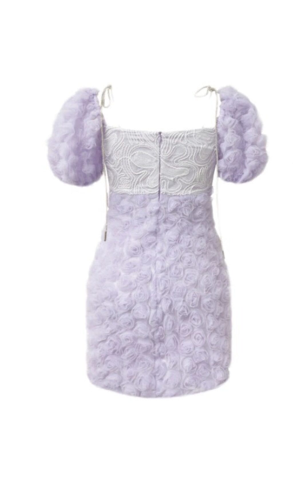 LILAC ROSE EMBELLISHED MINI DRESS FOR COCKTAIL PARTY