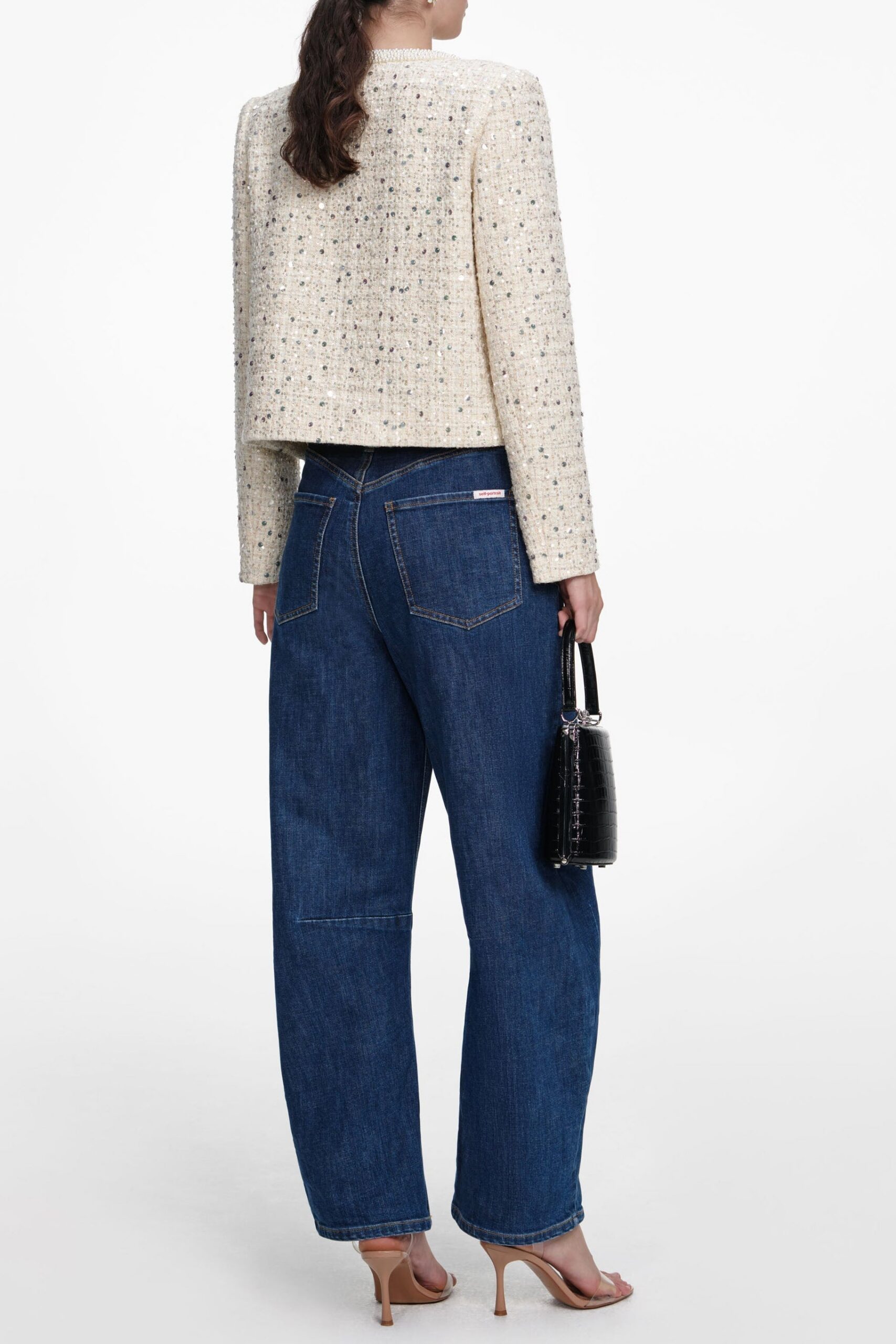 LILLIAN CREAM BOUCLE JACKET | EMBELLISHED WEDDING BLAZER
