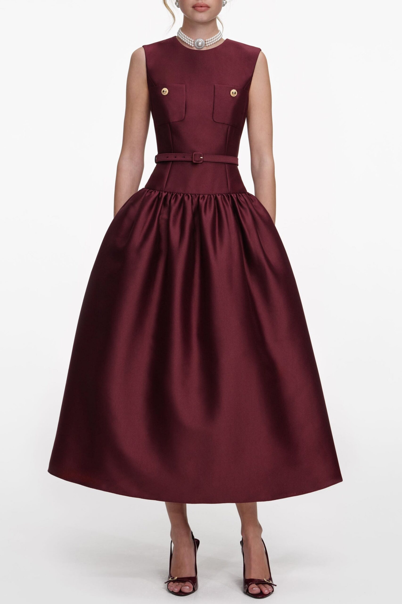 RS26-938XM-BU_01 JOCELYN BURGUNDY STRAPLESS BOWKNOT MAXI DRESS