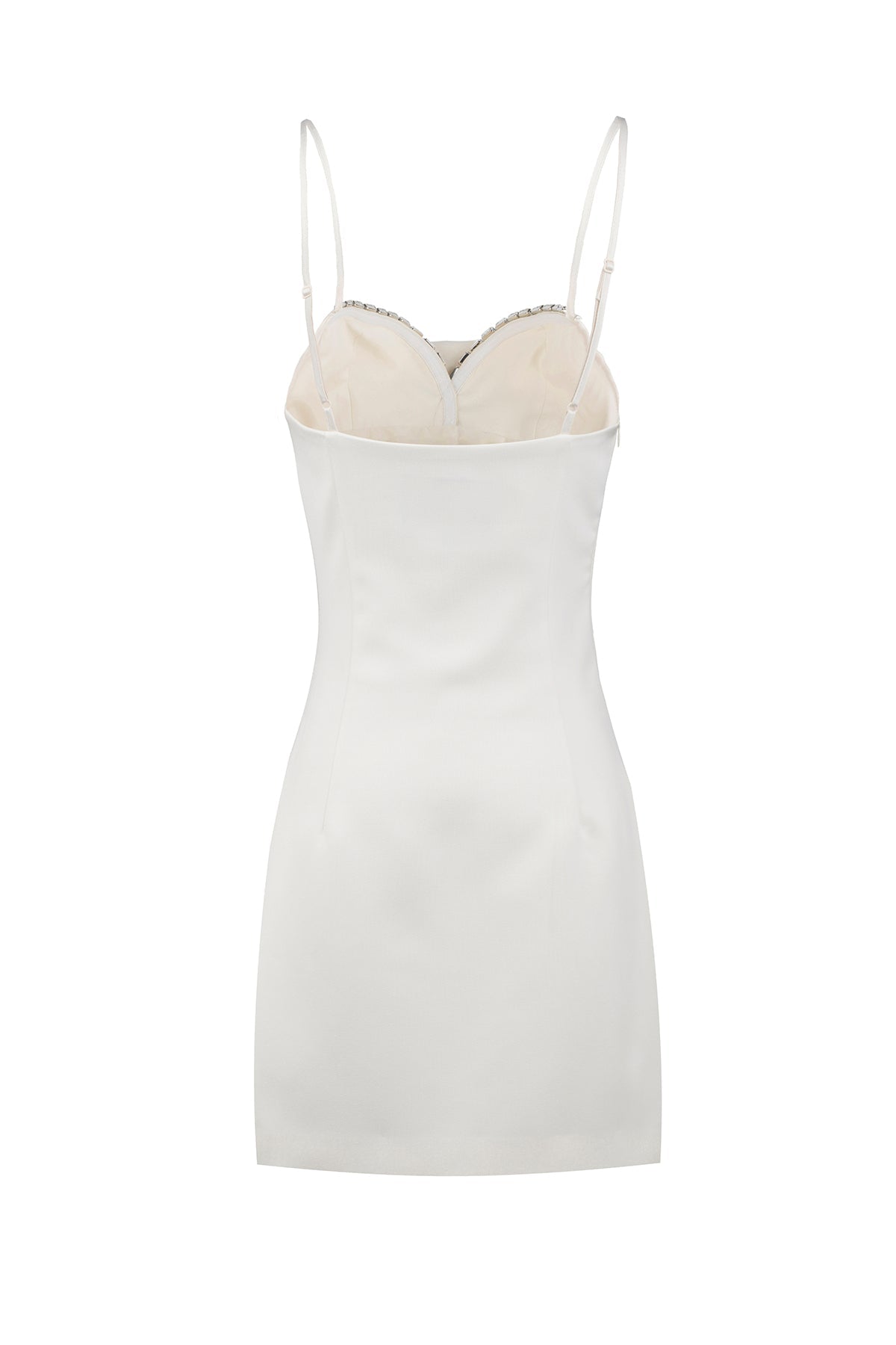 ELEGANT WHITE ELSIE DRESS FOR WEDDING GUEST