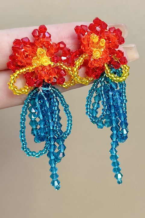 RACHEL CRYSTAL DROP EARRINGS FOR WEDDING PARTY