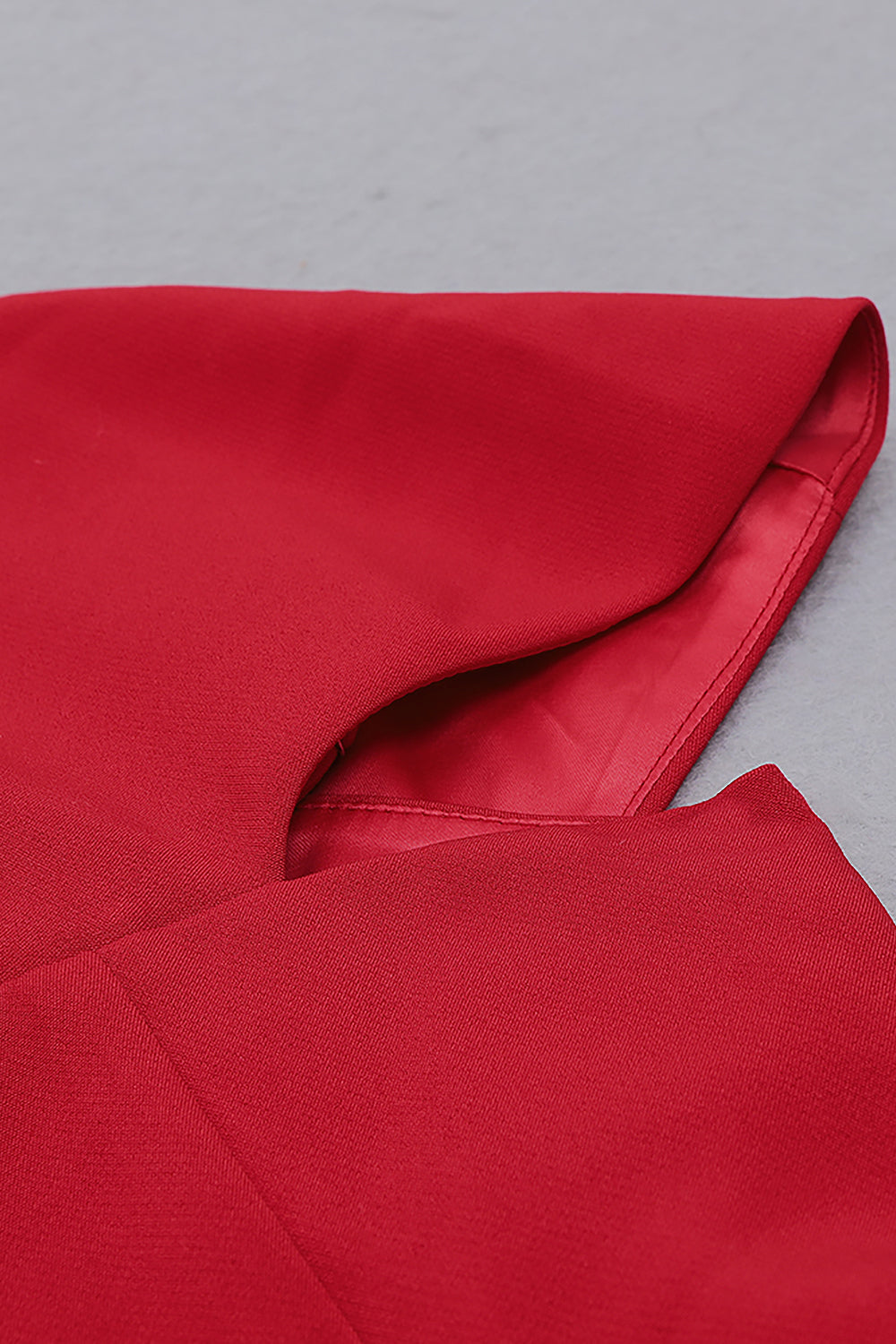 RED OFF-SHOULDER PLEATED A-LINE PARTY DRESS