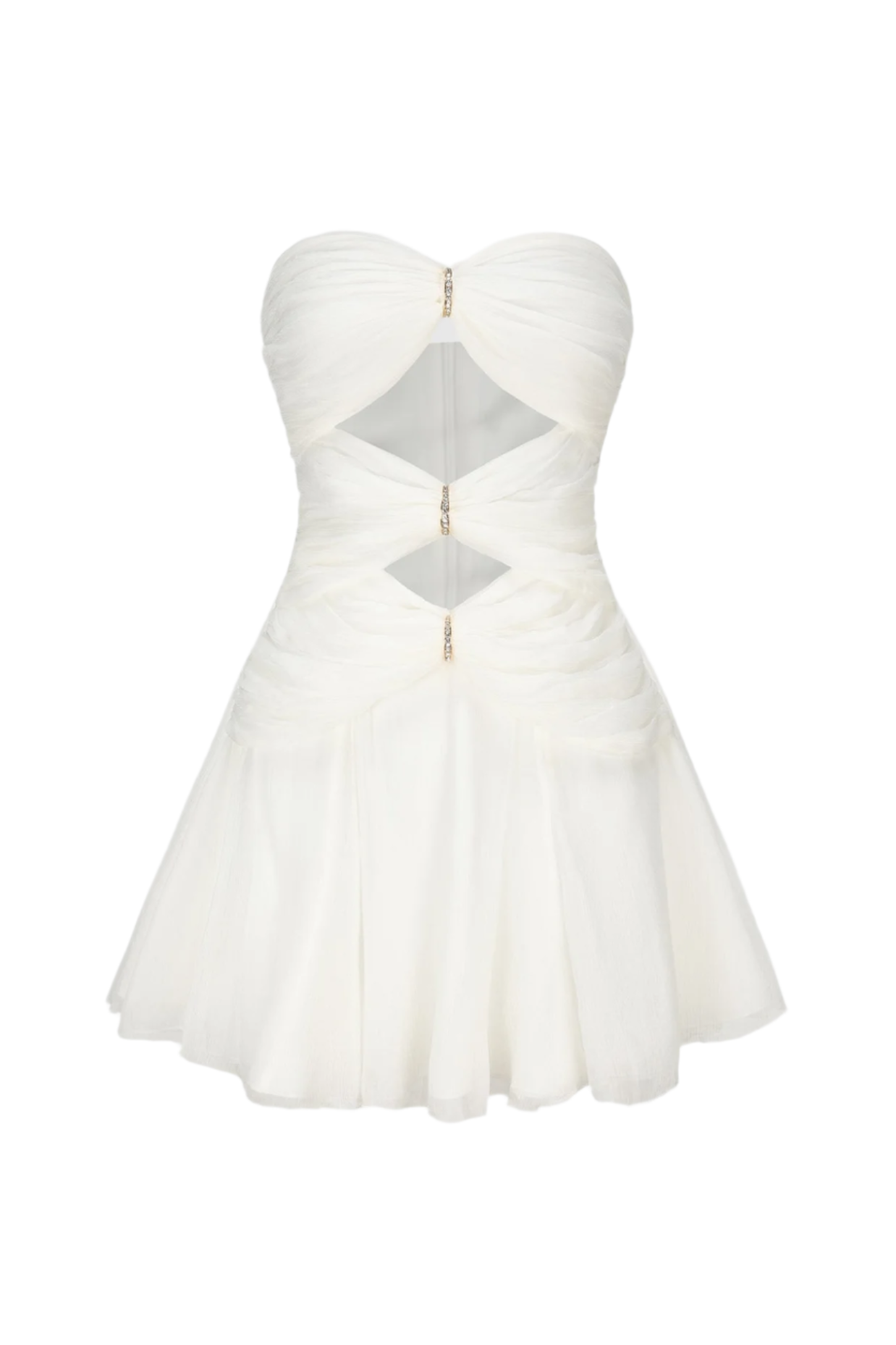 RerynneStraplessCutoutMiniDress-White_2 STRAPLESS WHITE CUTOUT MINI DRESS FOR PARTY