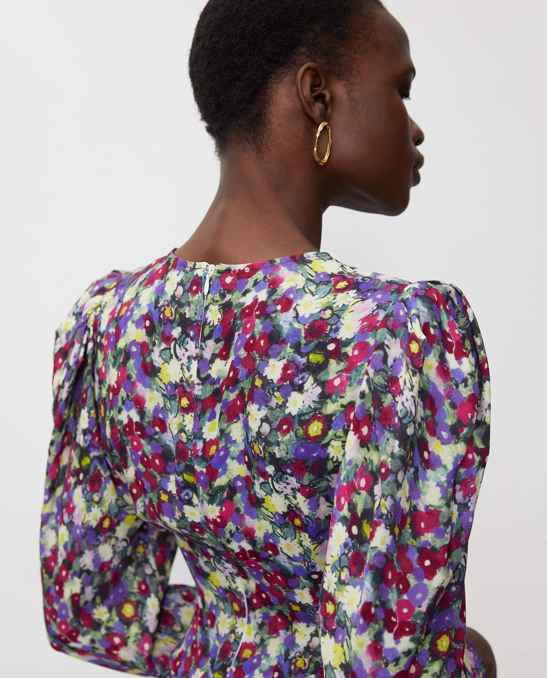 NICKY PATTERNED DRESS FOR WEDDING GUEST